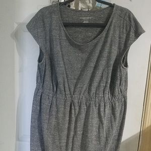 Liz Lange gray maternity dress